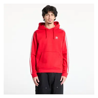 Pulóver adidas Adicolor Classics 3-Stripes Hoody Better Scarlet