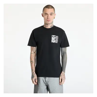 Póló OBEY Icon Split T-Shirt Black