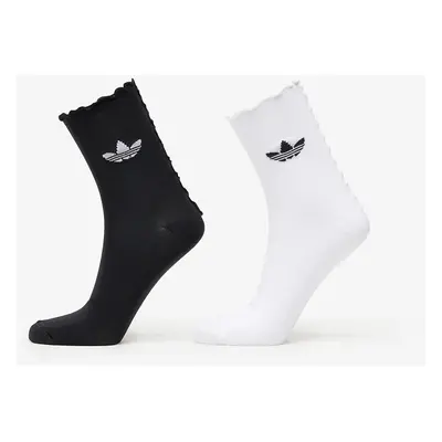 adidas Ruffle Socks 2-Pack White/ Black