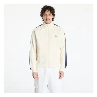 Pulóver FRED PERRY Contrast Tape Track Jacket Ecru/ Tennis Blue