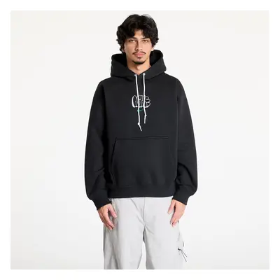 Pulóver Nike Solo Swoosh Men's Fleece Hoodie Black/ Malachite