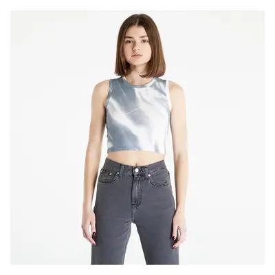 Póló CALVIN KLEIN JEANS Motion Blur Aop Rib Tank Top Grey