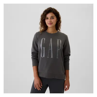 Pulóver GAP Logo Sweatshirt Cast Iron