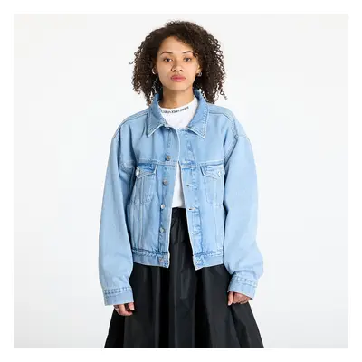 Kabát Calvin Klein Jeans Boxy Denim Jacket Denim