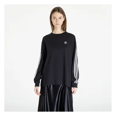 Póló adidas Stripes Longsleeve T-Shirt Black