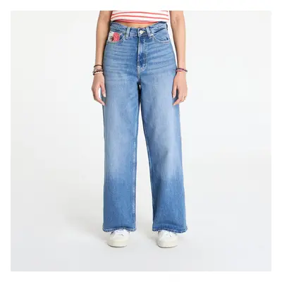 Nadrágok Tommy Jeans Claire High Rise Wide Jeans Denim Medium