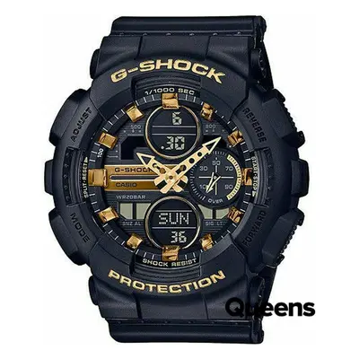 Óra Casio G-Shock GMA S140M-1AER "Metallic Markers and Accents" Black/ Gold