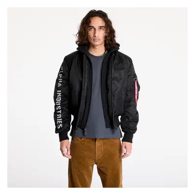 Kabát Alpha Industries MA-1 D-Tec SE Black/ Reflective