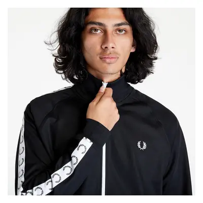 Pulóver FRED PERRY Taped Track Jacket Black