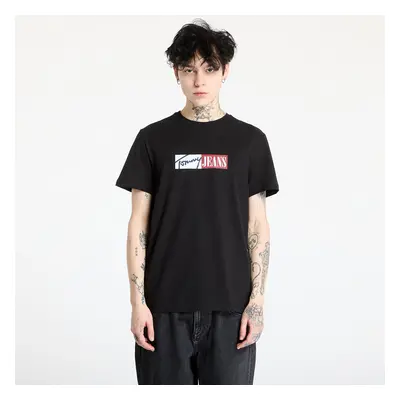 Póló Tommy Jeans Slim Entry Graphic Tee Black