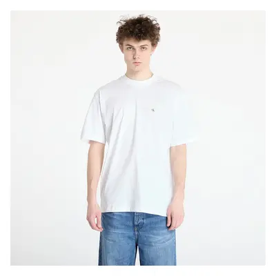 Póló Calvin Klein Jeans Woven Label Relaxed Tee White