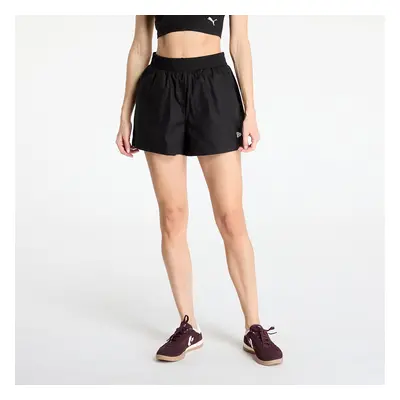 New Era Womens Cotton Black Shorts Black