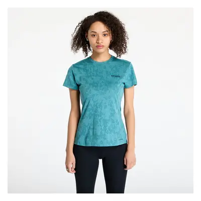 Póló Columbia Bluebird Canyon™ Short Sleeve Crew T-Shirt River Blue Popflorid Jacquard