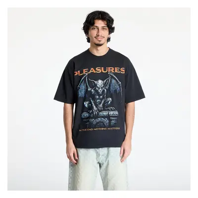 Póló PLEASURES Gargoyle T-Shirt Black Edge