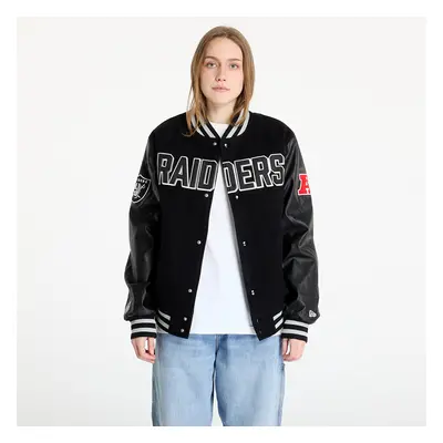 Kabát New Era NFL Las Vegas Raiders Varsity Jacket UNISEX Black