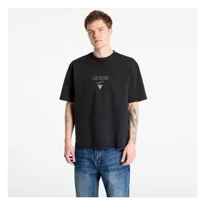 Póló GUESS Go Printed Baker Logo Tee Jet Black Multi