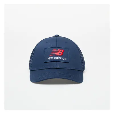 Baseball sapka New Balance Stacked Patch Logo Trucker Cap Blue