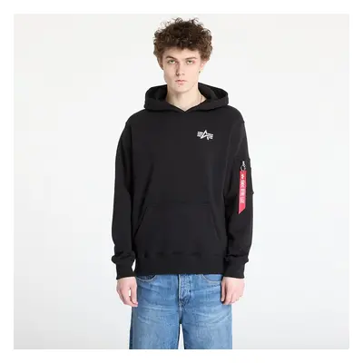 Pulóver Alpha Industries Inc. Signature BP Hoodie Black