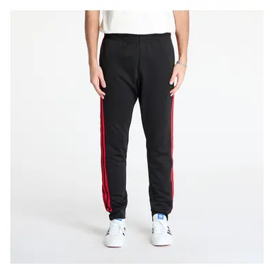 Nadrágok adidas Sst Adicolor Classics Trackpant Black/ Better Scarlet