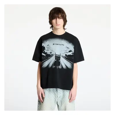 Póló PLEASURES Truck Heavyweight T-Shirt Black