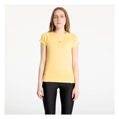 Póló New Balance Women's Jacquard Slim T-Shirt Clementine