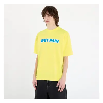 Póló PLEASURES Wet Pain T-Shirt Neon Yellow