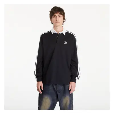 Póló adidas Adicolor Rugby Polo Shirt Black