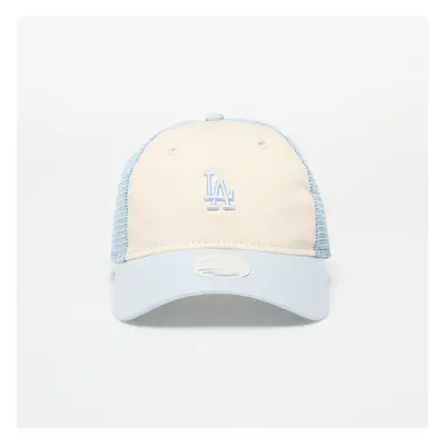 Baseball sapka New Era Trucker MLB 9TWENTY Los Angeles Dodgers Light Cream/ Pastel blue