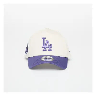 Baseball sapka New Era Aframe MLB Ws Patch Los Angeles Dodgers Ivory/ Purple