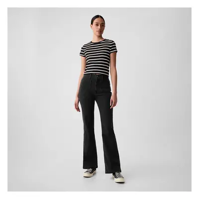 Nadrágok GAP Denim Pants Flare Basic Black