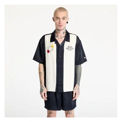 Ing New Era Stripe Revere Shirt UNISEX Navy