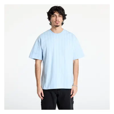 Póló Karl Kani Small Signature Essential Pinstripe Tee Light Blue