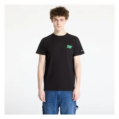 Póló Tommy Jeans Slim Bubble Print Tee Black