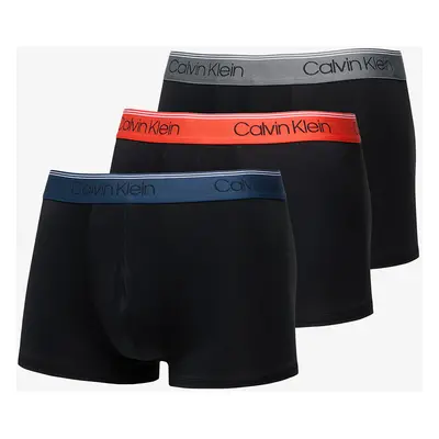 Calvin Klein Microfiber Stretch Low Rise Trunk 3-Pack Black