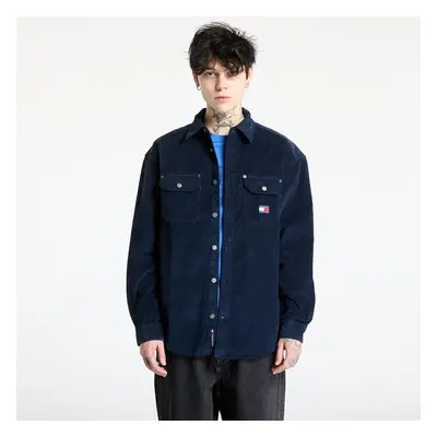 Ing Tommy Jeans Relaxed Cord Shirt Dark Night Navy