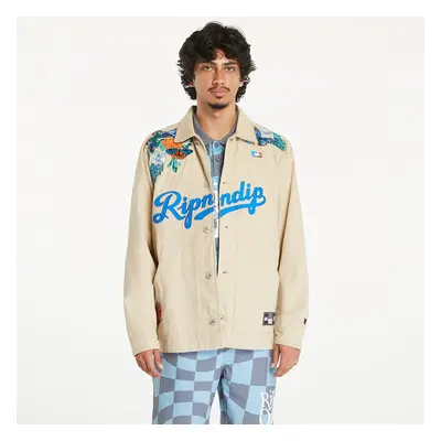 Kabát RIPNDIP Los Ripndip Twill Coaches Jacket Khaki