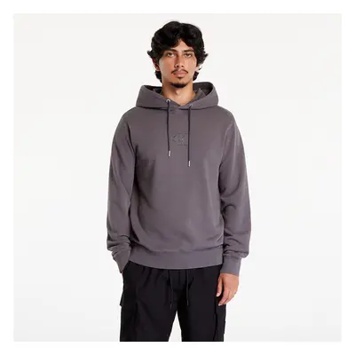 Pulóver Calvin Klein Jeans Washed Monologo Hoodie Gray