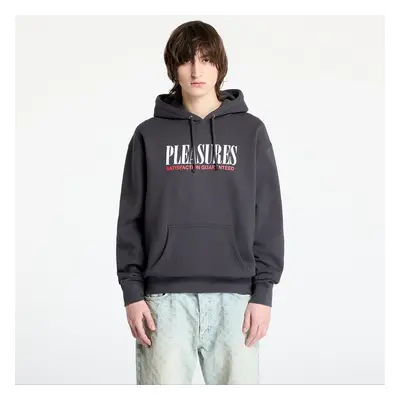 Pulóver PLEASURES Satisfaction Hoodie Asphalt