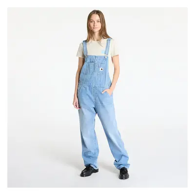 Nadrágok Carhartt WIP W Bib Overall Straight Blue