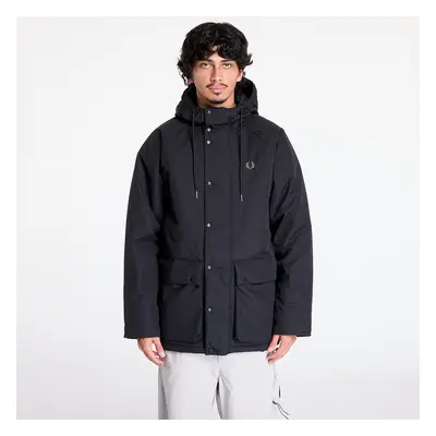 Kabát FRED PERRY Padded Zip Through Jacket Black