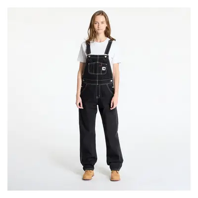 Nadrágok Carhartt WIP W' Bib Overall Straight Black