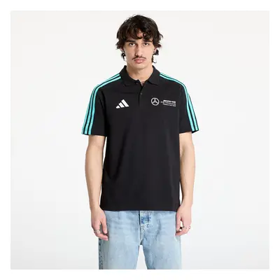 Póló adidas Mercedes - Amg Petronas Formula One Team Dna Polo Men Black/ Black/ White