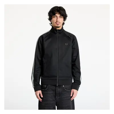 Pulóver FRED PERRY Two Colour Tape Track Jacket Black