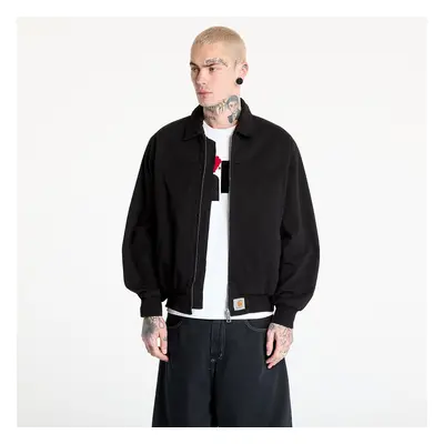 Kabát Carhartt WIP OG Santa Fe Jacket UNISEX Black Garment Dyed