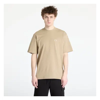 Póló Calvin Klein Jeans Woven Label Relaxed Tee Brown