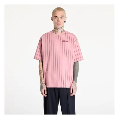 Póló New Era Pinstripe Oversized T-Shirt UNISEX Dark Pink