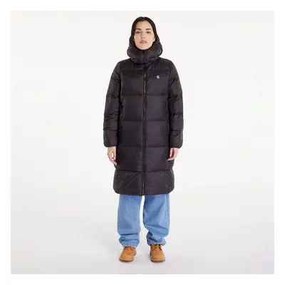 Kabát Calvin Klein Jeans Down Long Puffer Jacket Black