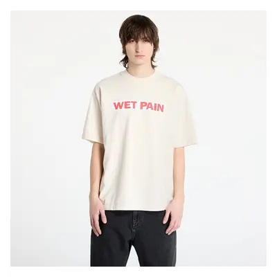 Póló PLEASURES Wet Pain T-Shirt Cream