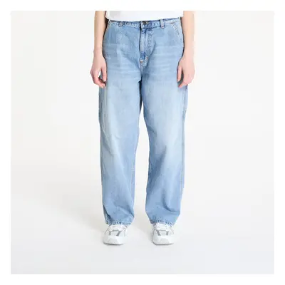 Nadrágok Carhartt WIP W' Brandon Single Knee Pant Blue Burst Washed