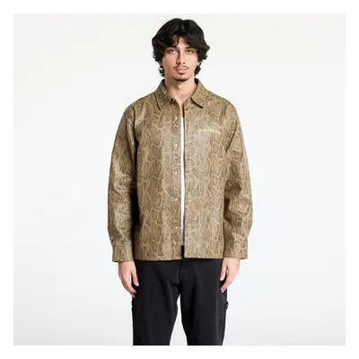 Ing PLEASURES Anaconda Overshirt Brown